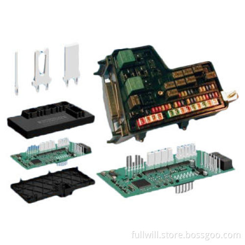 Prototype Service PCB Assembly with 0201 Chip Size and 0.3mm Pitch, Compliant with RoHS Directives